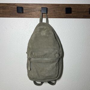 Baggu | Soft Marbled Leather Backpack